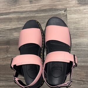 Dr. Martens Voss Quad Platform Sandals Pink Size 10